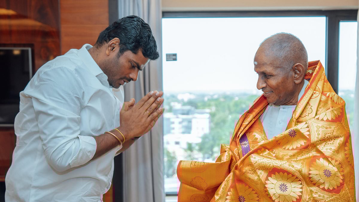 Ilaiyaraja: `மோடி, கலைஞர், ஸ்டாலின் என அனைவரும் அன்பு செலுத்தும் தலைவர் இளையராஜா' -அண்ணாமலை புகழாரம்