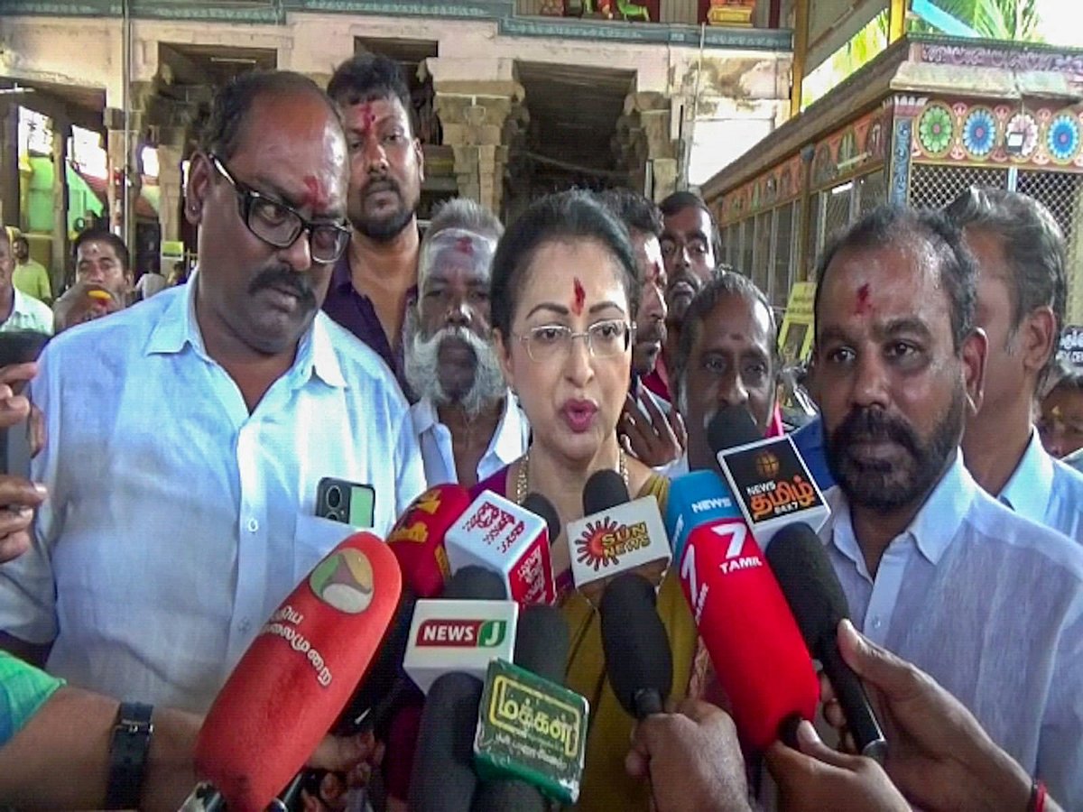 ``அதிமுக கூட்டணி; எடப்பாடி பழனிசாமி சரியான நேரத்தில், சரியான முடிவு எடுப்பார்..'' - நடிகை கெளதமி