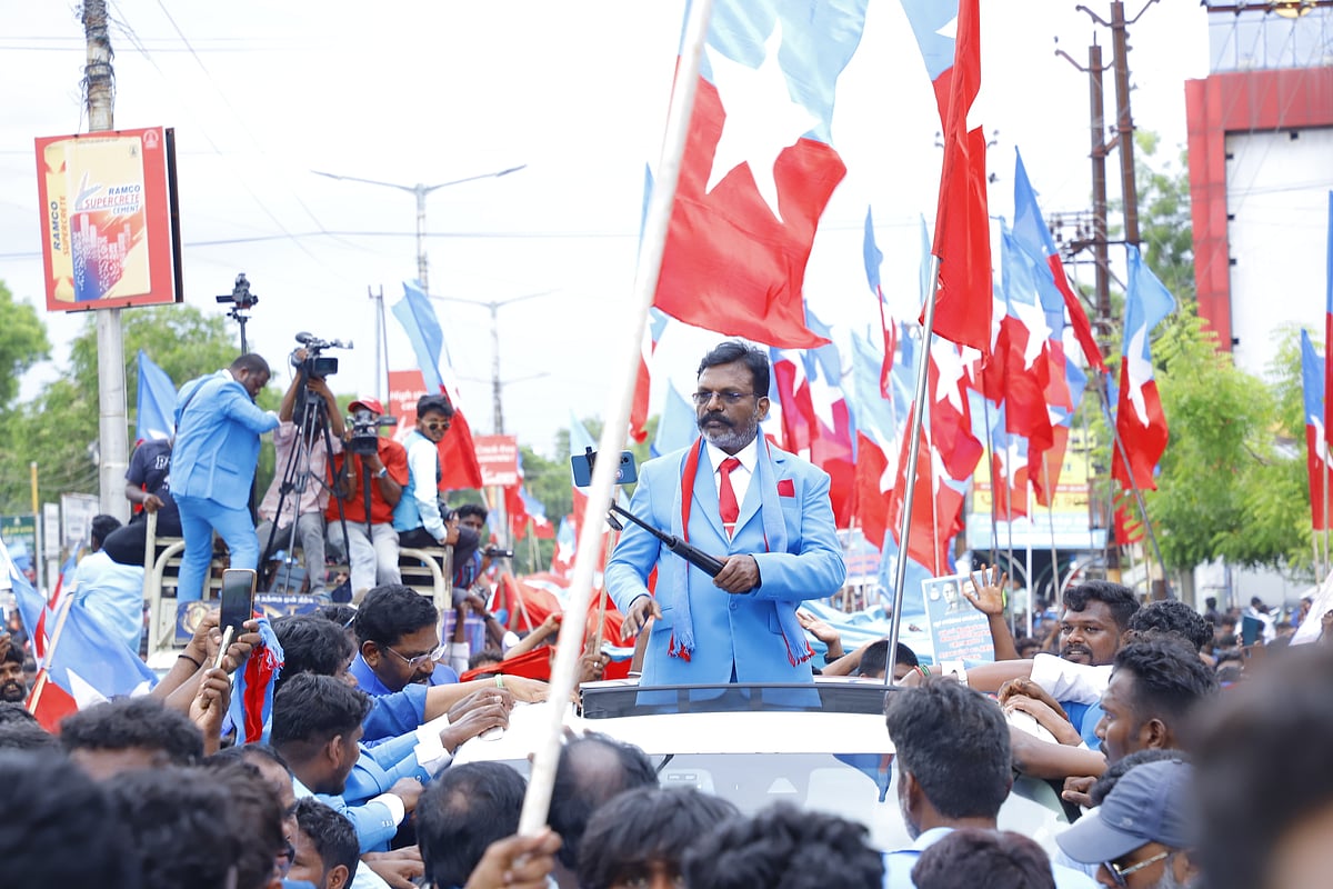 திருச்சி:  திருமாவளவன் தலைமையில் நடைபெற்ற விசிக-வின் 
'மதச்சார்பின்மையை காப்போம்' பேரணி‌ - Album