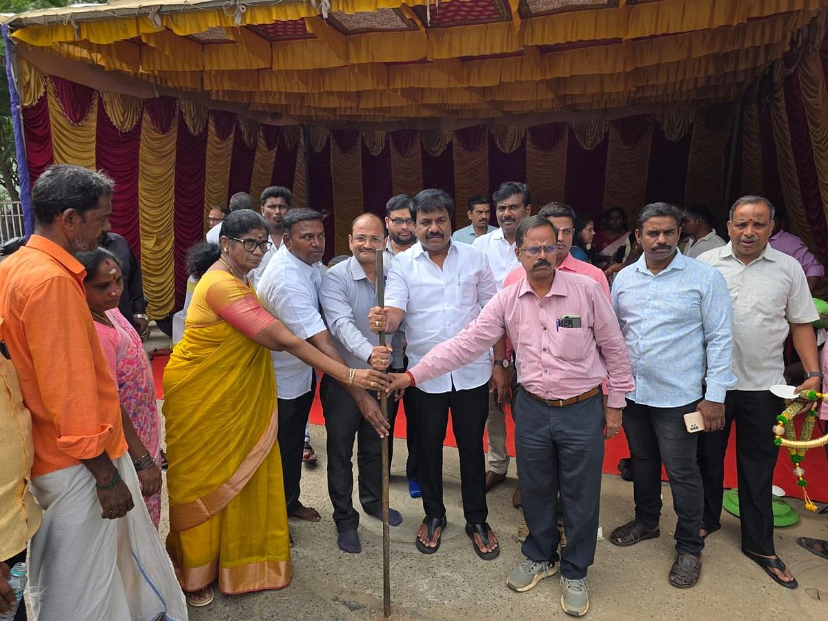 தமிழக அரசின் ‘நமக்கு நாமே’ திட்டம் ரூ1 கோடியில் லாயிட்ஸ் சாலையை புதுப்பிக்க டிஆர்ஏ நிறுவனம் அடிக்கல்