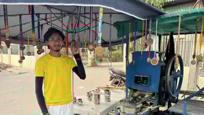 ``அரசு கண்டுகொள்ளாதது வேதனை..'' - பதக்கங்களுடன் கரும்புச்சாறு விற்கும் தேசிய தடகள வீரர்