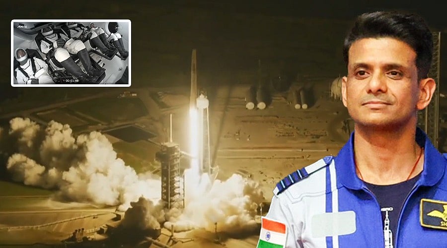 Shubhanshu Shukla: விண்வெளியில் தடம் பதிக்கப்போகும் 2வது இந்தியர்; விண்ணில் பாய்ந்தது ஃபால்கான் 9!