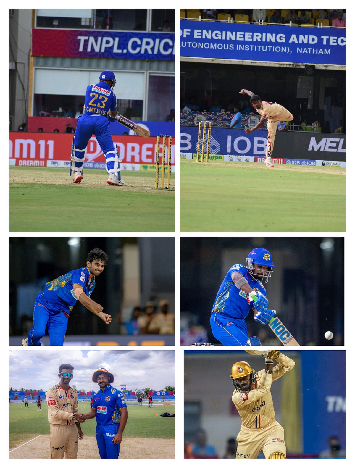 TNPL சேப்பாக் சூப்பர் கில்லீஸ்  அதிரடி ஆட்டம்.. மதுரை பேந்தர்ஸ் அணியை வீழ்த்தி வெற்றி | Photo Album