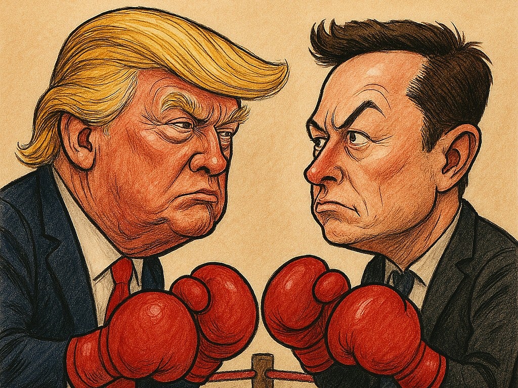 'தென் ஆப்பிரிக்காவிற்கே சென்றுவிட வேண்டியது தான்' - மீண்டும் வலுக்கும் ட்ரம்ப் - மஸ்க் மோதல்!