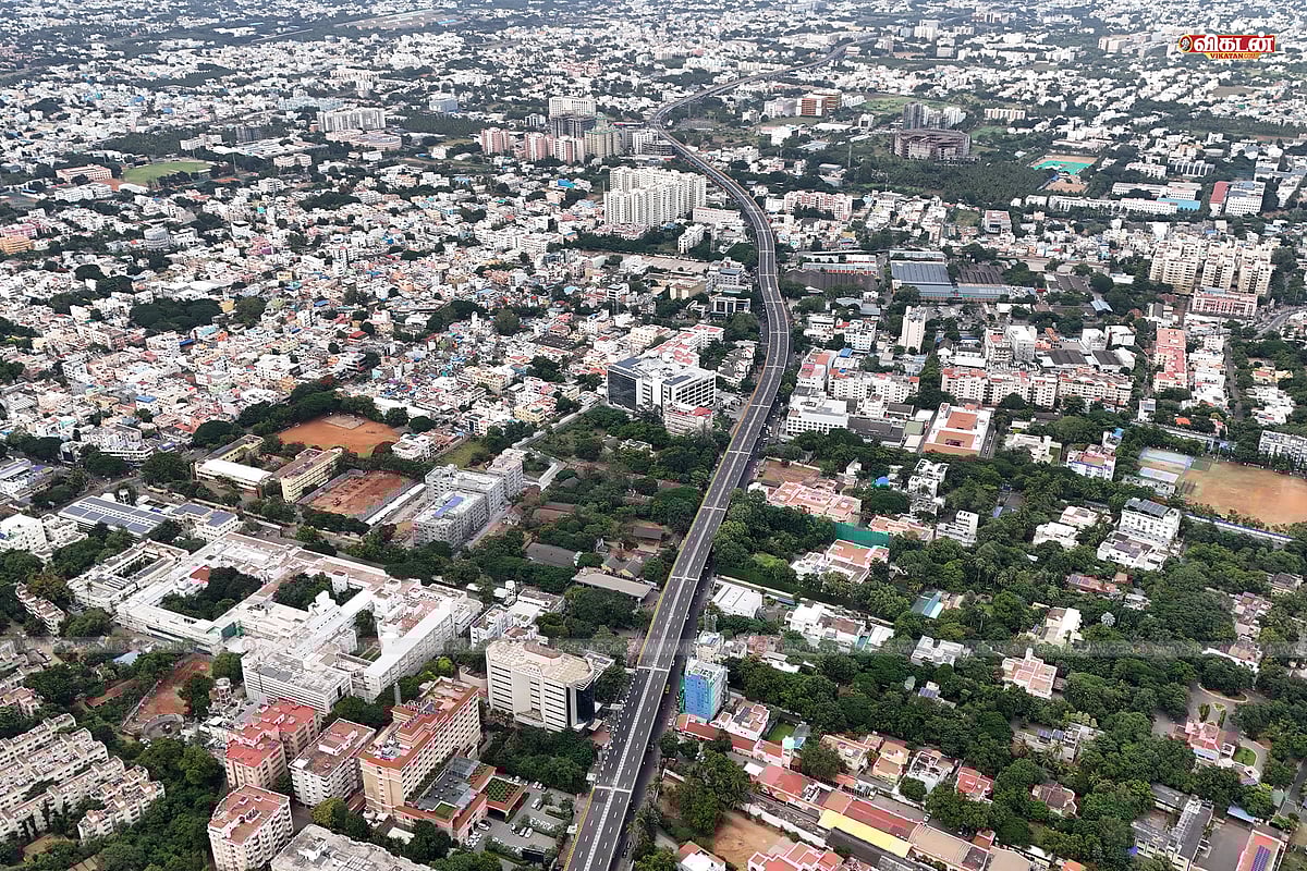 கோவை: உப்பிலிபாளையம் டு கோல்டுவின்ஸ்... 10 கி.மீ நீள மேம்பாலம்! - Exclusive Clicks