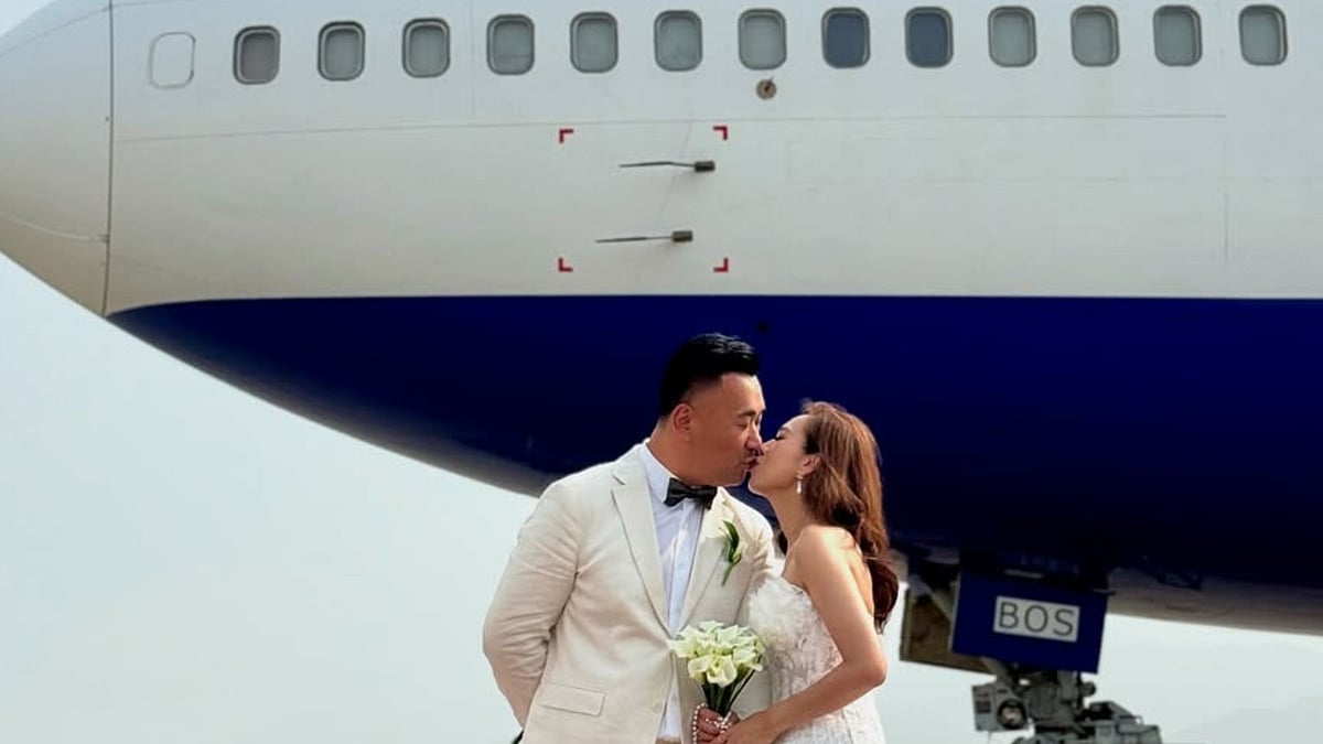 `love is in the Air': பறக்கும் விமானத்தில் திருமணம் செய்துகொண்ட தம்பதியினர்; வைரல் வீடியோ!