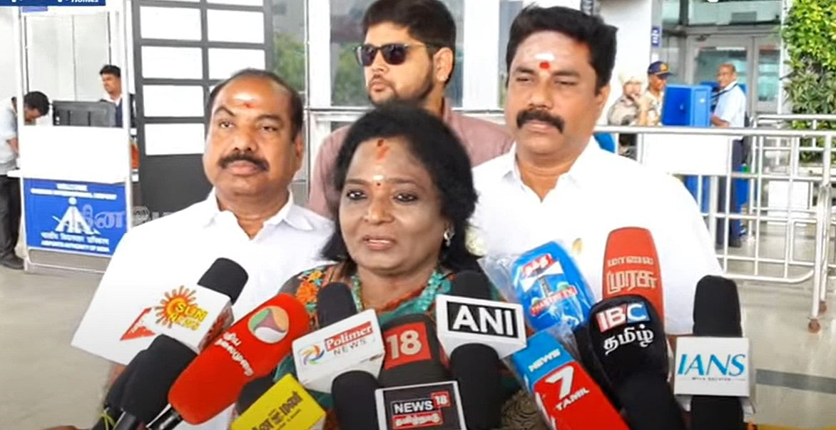 ``சோழர்கள் வளர்த்த காவித்தமிழ்; ஸ்டாலின் ஏன் தனியார் ஆஸ்பத்திரிக்கு செல்கிறார்?'' - தமிழிசை கேள்வி