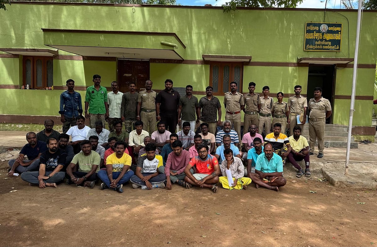 திண்டுக்கல் கன்னிவாடி:  `அத்துமீறி வனப்பகுதிக்குள்  சென்ற 29 பேருக்கு அபராதம்' - வனத்துறை நடவடிக்கை