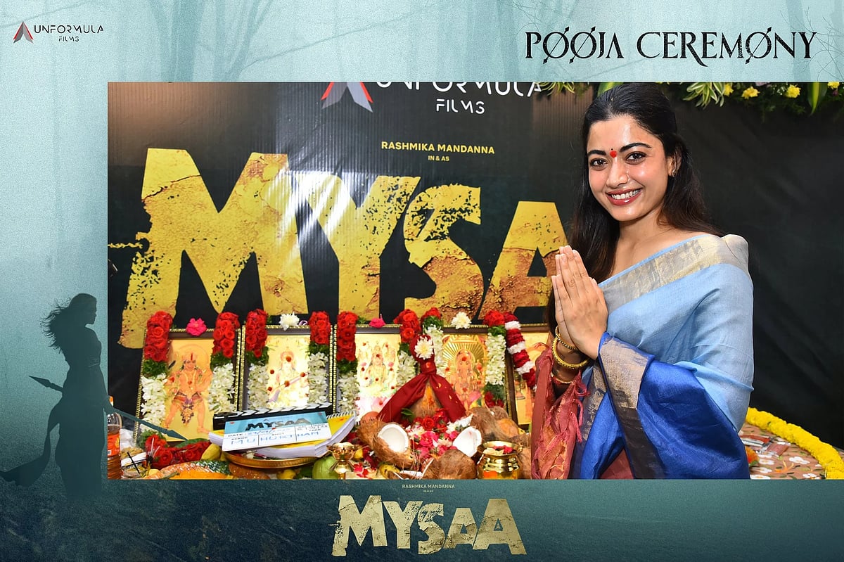 Rashmika: ராஷ்மிகா மந்தனாவின் 'MYSAA' படப்பிடிப்பு பூஜை க்ளக்ஸ்! | Photo Album 