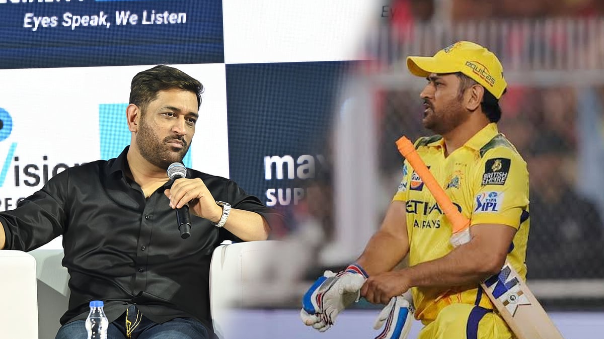 Dhoni : 'இன்னும் 5 சீசன் ஆடுற அளவுக்கு கண்ணு நல்லா இருக்கு; ஆனா...' - தோனி வைக்கும் ட்விஸ்ட்