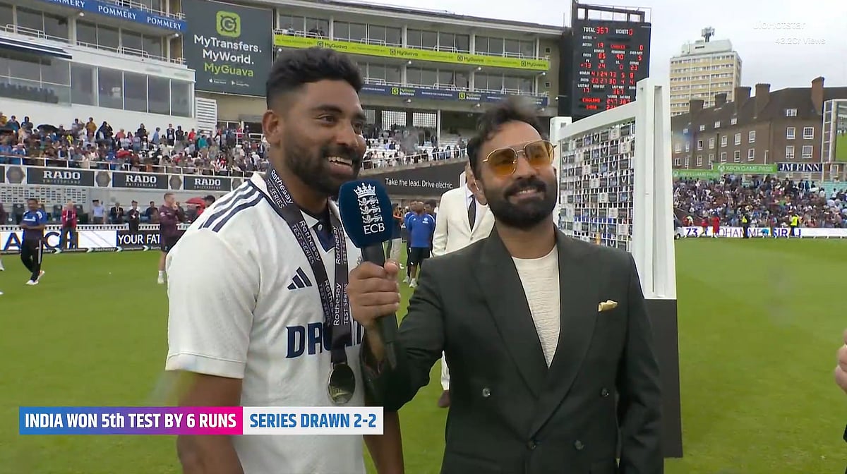 Siraj : 'உன்னுடைய அப்பாவை நினைத்துக் கொள்; ஜடேஜா கொடுத்த ஊக்கம்!' - சிராஜ் நெகிழ்ச்சி