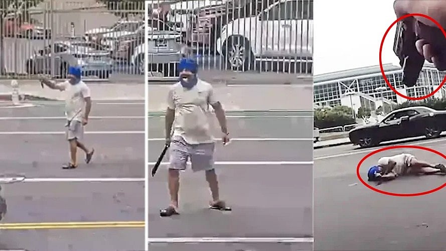 US: நடுரோட்டில் `கட்கா' வாளை சுழற்றிய குர்ப்ரீத் சிங்; சுட்டுக்கொன்ற போலீசார் – அதிர்ச்சி வீடியோ