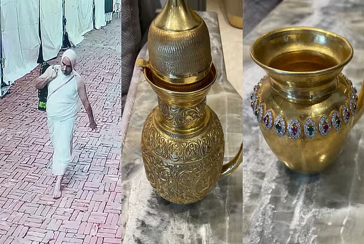 செங்கோட்டை ஆன்மிக நிகழ்ச்சியில் ரூ.1.5 கோடி தங்க கலசங்கள் திருட்டு; மதகுரு வேடத்தில் வந்தவர் கைவரிசை