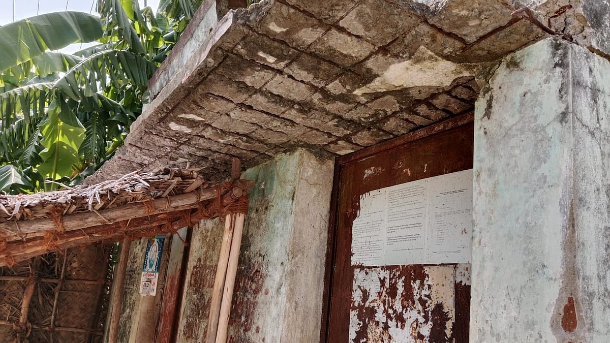 ``உயிருக்கு ஆபத்து'' - VAO அலுவலகத்துக்குள் செல்ல அஞ்சும் மக்கள்; மரத்தடியில் நடக்கும் அரசுப் பணிகள்