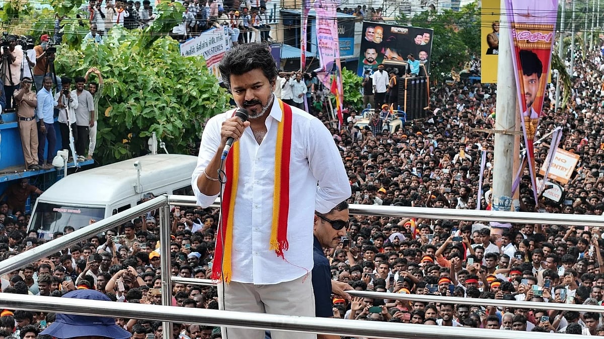 TVK Vijay: `மை டியர் சி.எம் சார்; சொன்னீர்களே செய்தீர்களா..?' - திருச்சியில் விஜய் பரப்புரை!