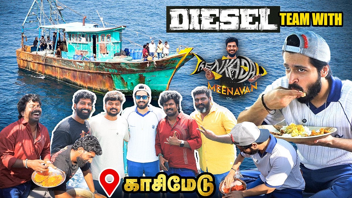 Harish Kalyan | `கடலில் மட்டுமே 40 நாட்கள் ஷூட் பண்ணினோம்!' | Diesel Team Interview| Cinema Vikatan
