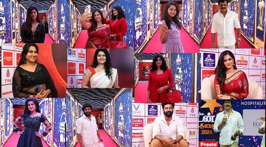 Vikatan Tele Awards 2024:  அணிவகுக்கும் சின்னத்திரை நட்சத்திரங்கள் - Photo Album