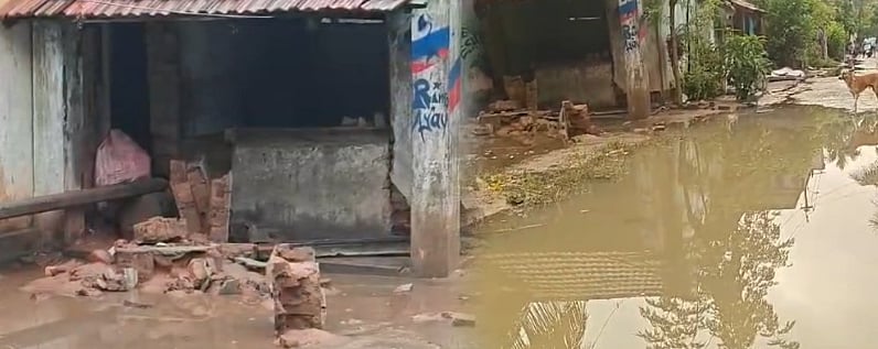 கனமழையால் இடிந்து விழுந்த வீட்டுச் சுவர்– உணவருந்தியபோதே தாய், மகள் உயிரிழந்த சோகம்