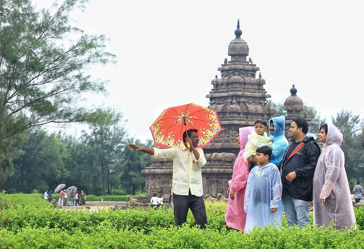 புகழ்பெற்ற வரலாற்று நகரம்; கடற்கரை கோயில் ; மழையிலும் ரசித்த மக்கள் |மாமல்லபுரம் Spotvisit