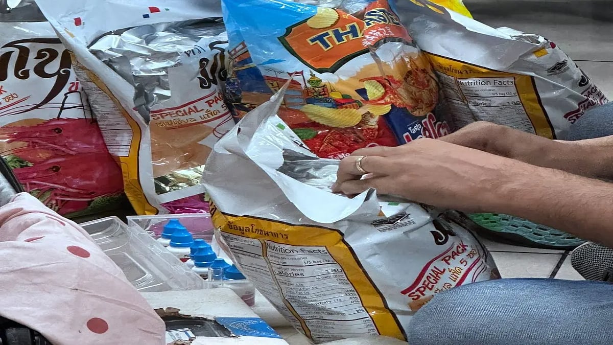 நூடுல்ஸ், பிஸ்கெட் பாக்கெட்களில் ரூ.42 கோடி மதிப்புள்ள கஞ்சா; தாய்லாந்திலிருந்து மும்பைக்கு கடத்தல்