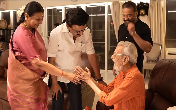 கமல் வீட்டுக்குச் சென்ற ஸ்டாலின்: ``நேற்றைய மாலை விருந்தில்