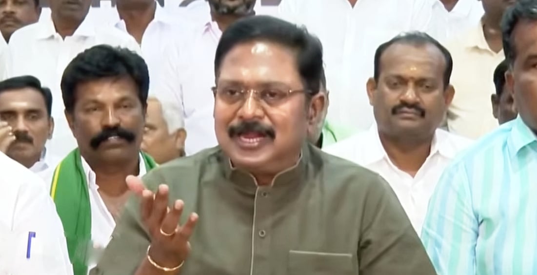 அம்மா குடிநீர்: ``தனியார்மயத்தை மறைமுகமாக ஊக்குவிக்கும் தவெக அரசு?" - டிடிவி தினகரன் குற்றச்சாட்டு!