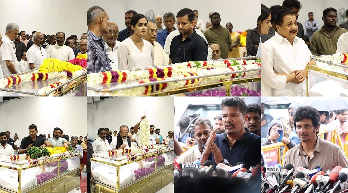 AVM Saravanan மறைவு : அரசியல் தலைவர்கள் முதல் சினிமா பிரபலங்கள் வரை இறுதி அஞ்சலி