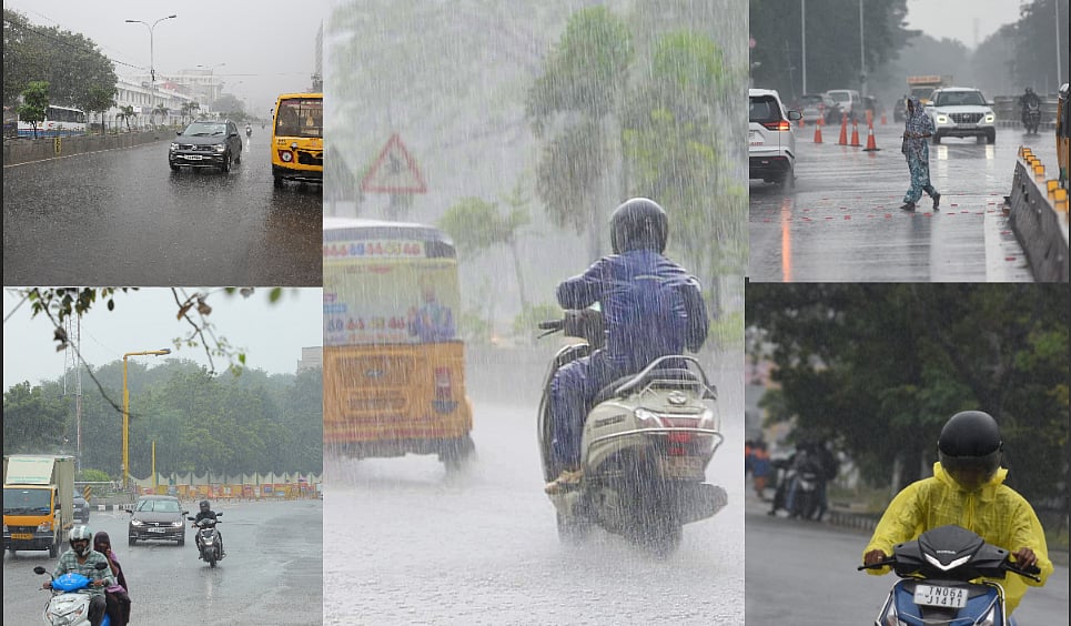 படபடவென பெய்த திடீர் மழை! - குளு குளு சென்னை!