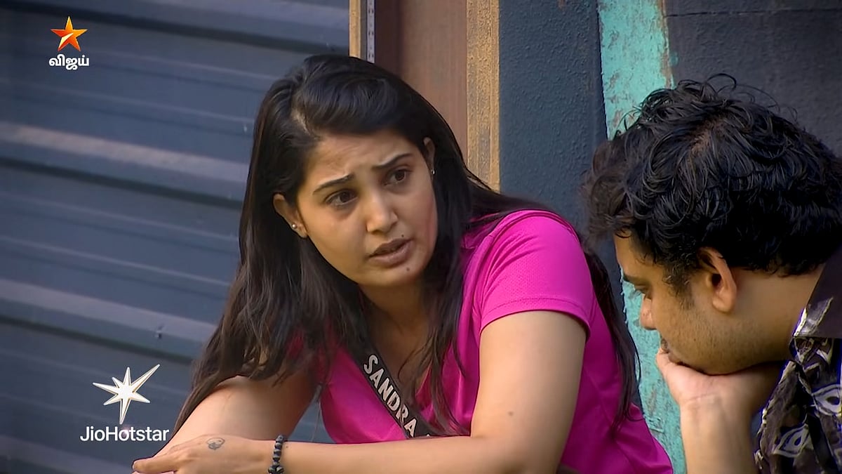  BB Tamil 9: ``என்ன விட பிரஜின் கிட்ட ரொம்ப நெருக்கமா இருந்தாங்க, ஆனா.! - திவ்யா குறித்து சாண்ட்ரா  