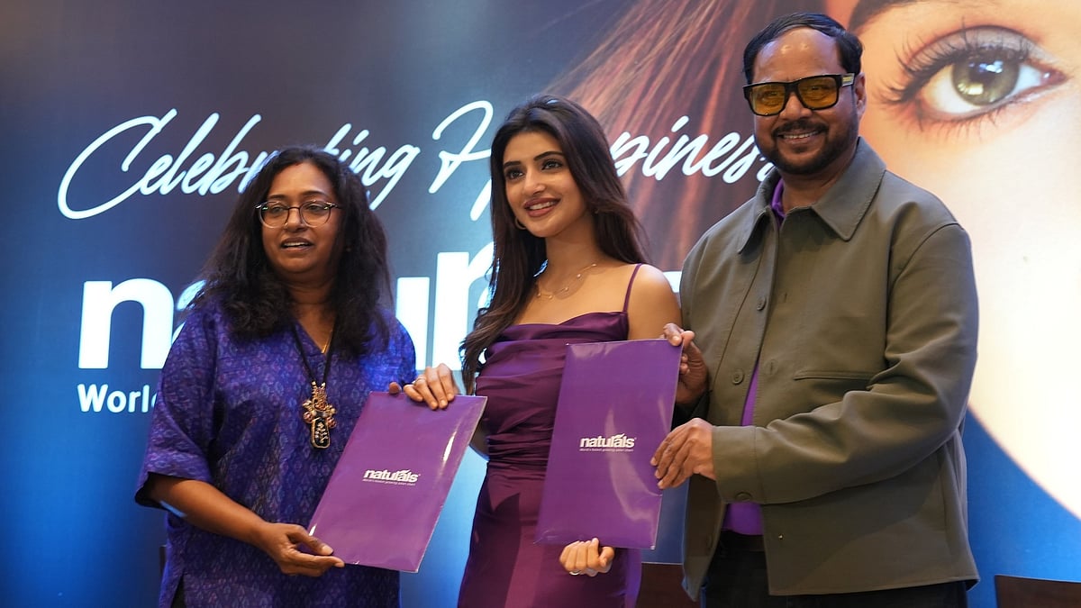 Naturals: நடிகை ஸ்ரீலீலாவை `பிராண்ட் தூதராக' அறிவித்த நேச்சுரல்ஸ் சலூன்ஸ்