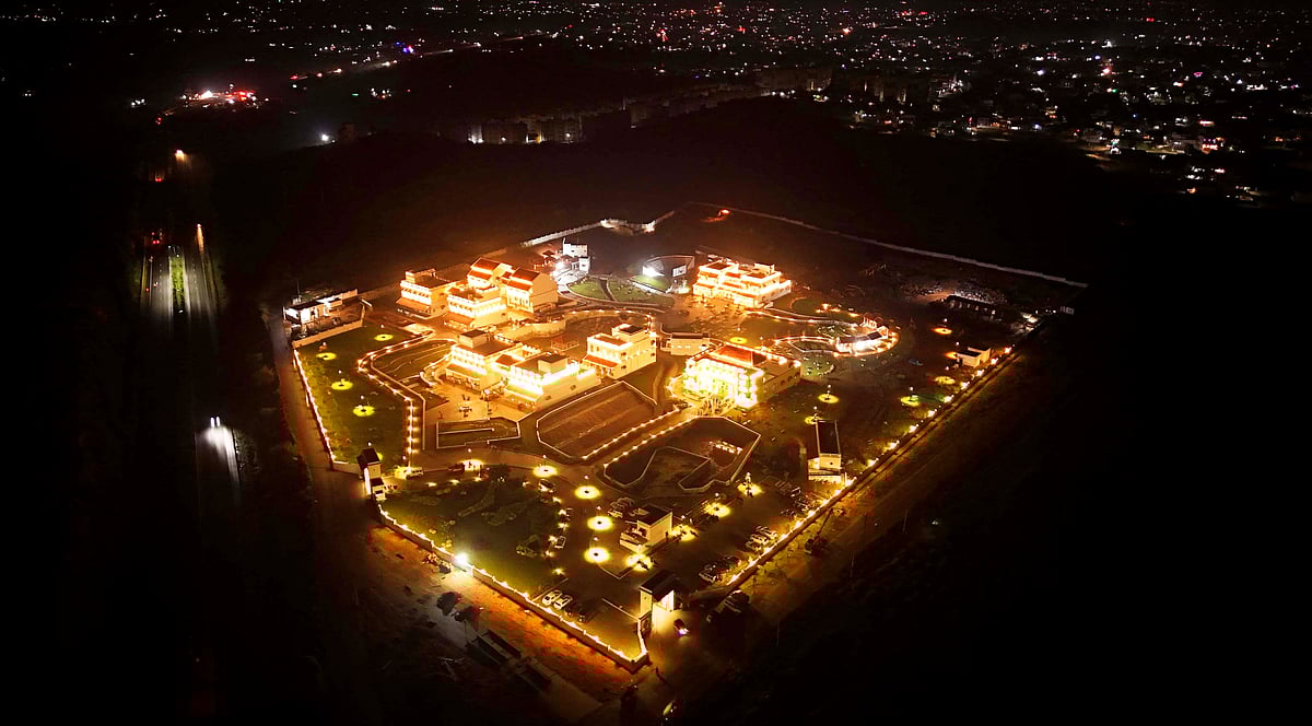 மின்னொளியில் நெல்லை 'பொருநை' அருங்காட்சியகம் - எழில்மிகு கழுகு பார்வை காட்சிகள்!