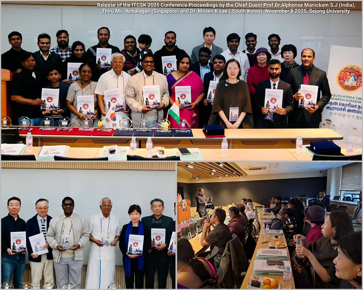 வரலாற்று சிறப்பு; தென்கொரியாவில் நடைபெற்ற உலகளாவிய திருக்குறள் மாநாடு