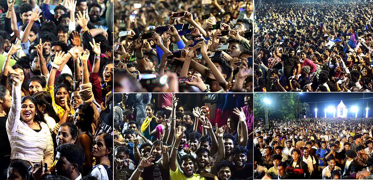 புதுச்சேரி: களைகட்டிய புத்தாண்டு... கொண்டாடி மகிழ்ந்த மக்கள்! - Photo Album