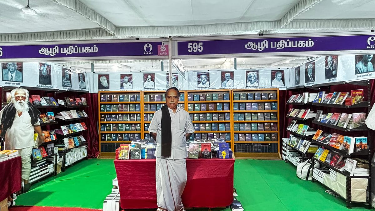 Chennai Book Fair: 100 நூல்கள்;16,000 பக்கங்கள்; 100 ஆண்டுகால திராவிட வரலாறு-அசத்தும் ஆழி பதிப்பகம்!