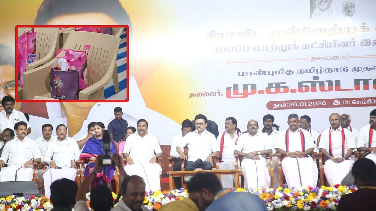 திமுக மகளிர் அணி மாநாடு: `ஹாட்பாக்ஸில் பிரியாணி முதல் கூல்ட்ரிங்ஸ் வரை' - பையில் இருந்தது என்ன?