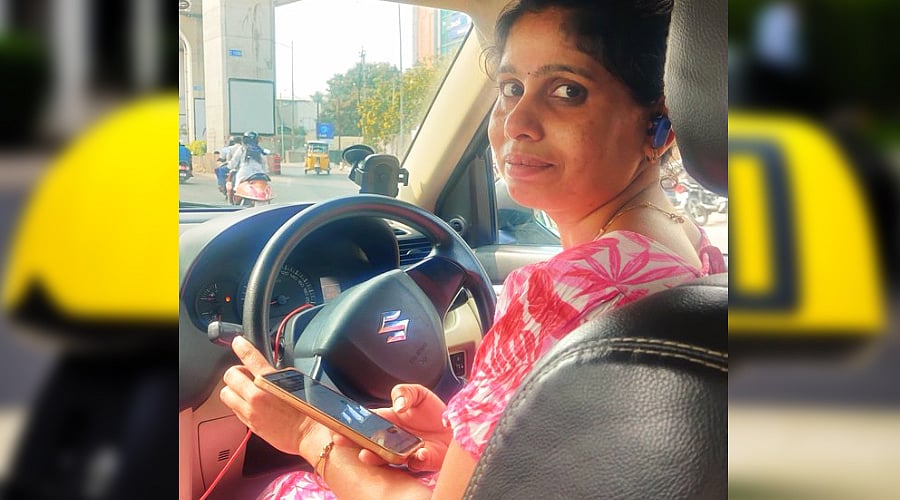 `குழந்தைங்க பசிக்கும், கல்விக்கும் முன்னாடி பயம் பெருசில்ல...' - ஊக்கமூட்டும் கேப் ஓட்டுநர் நந்தினி