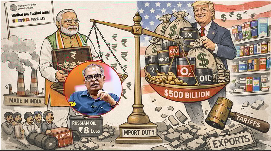India - US Trade Deal: `இந்த ஒப்பந்தம் அமெரிக்காவின் நிர்ப்பந்தம் மட்டுமே!' - க.கனகராஜ் | களம் 03