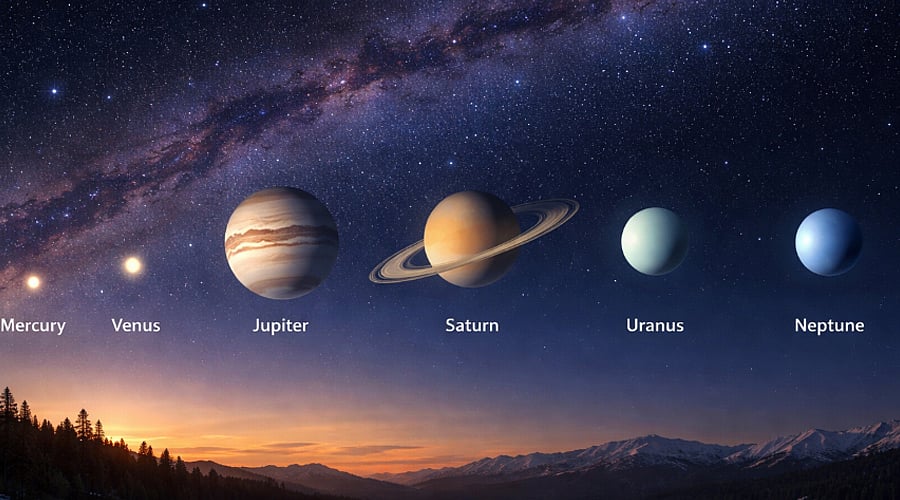 Planetary Parade: சூரிய குடும்பத்தின் மகா சங்கமம்: வானில் அணிவகுக்கும் 6 கோள்களின் அபூர்வக் காட்சி! 