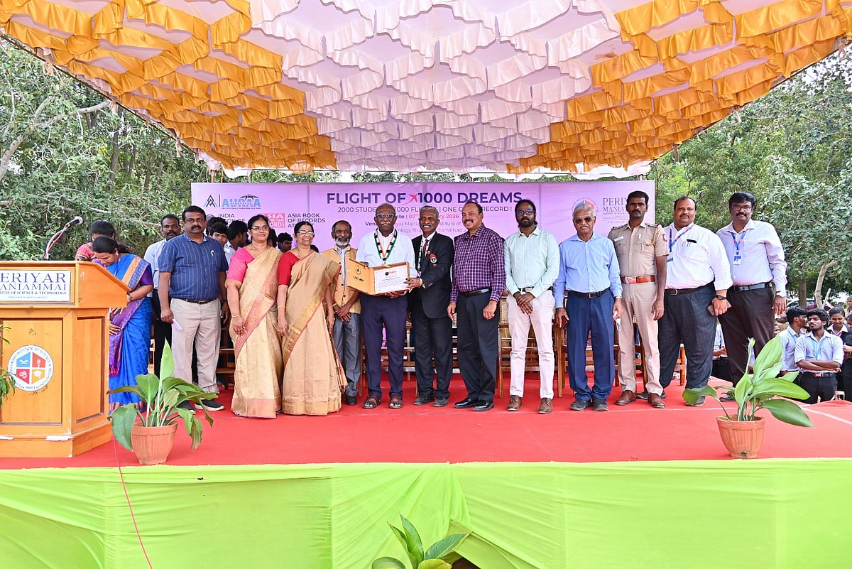 PMIST: `ஆயிரம் கனவுகளின் விமானம்' -  இந்தியா, ஆசியா புத்தக சாதனை நிகழ்வு!