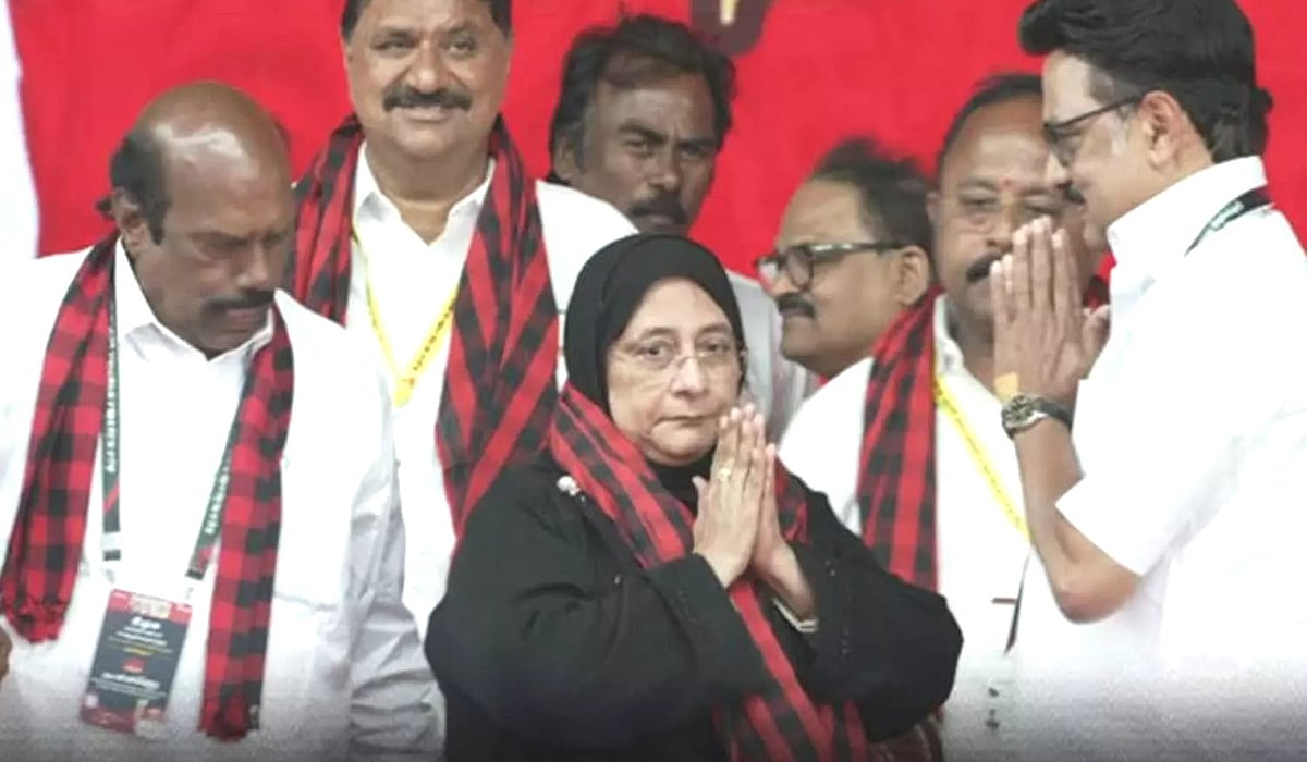 `அன்று கருணாநிதி ஒழிக; இன்று ஸ்டாலின் வாழ்க’ - கட்சித் தாவிய அதிமுக முன்னாள் அமைச்சர் நிலோஃபர்