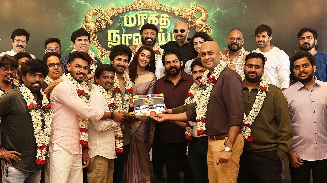 Maragadha Naanayam: 'மரகதநாணயம் - 2' படத்தின் பூஜை க்ளிக்ஸ்! |Photo Album 