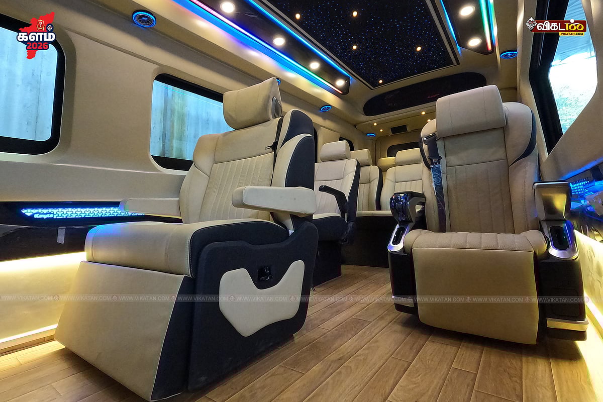 கோவை : அதிநவீன வசதிகளுடன் தயாராகும் தேர்தல் பிரசார வாகனங்கள் !