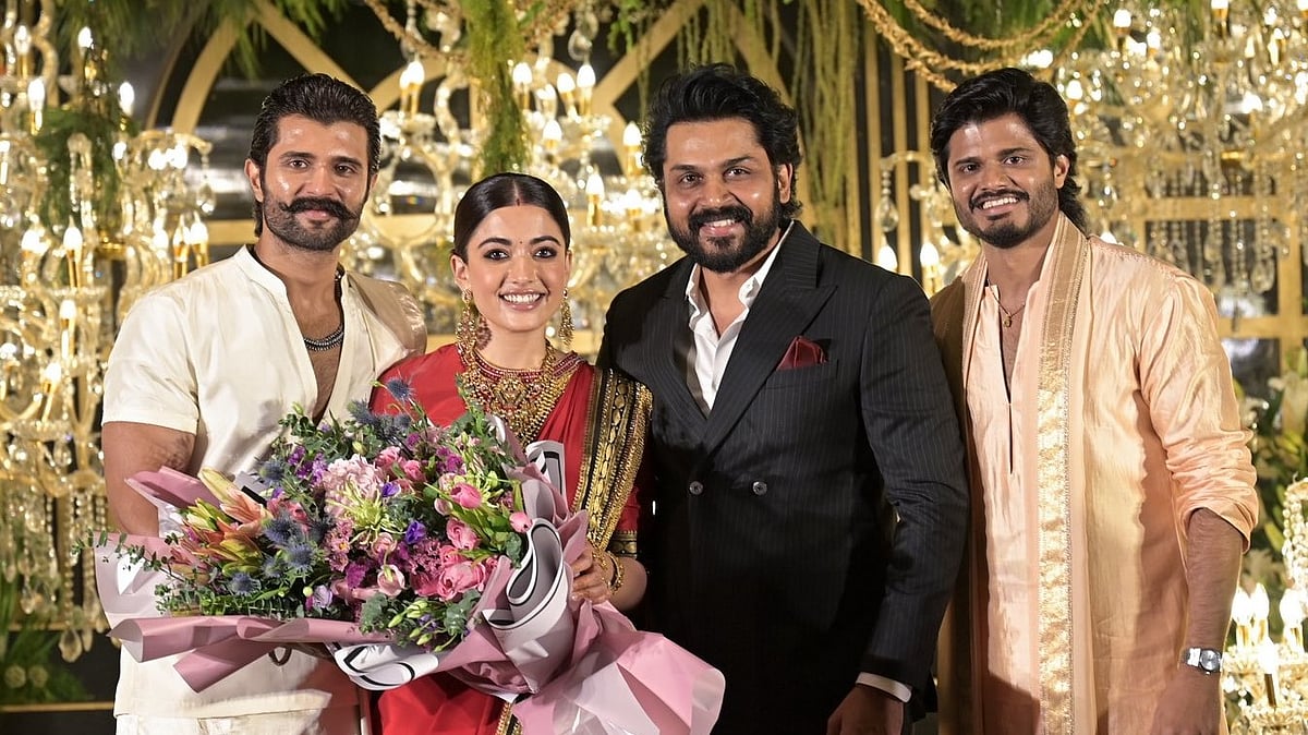 ராஷ்மிகா மந்தனா - விஜய் தேவரகொண்டா ரிசப்ஷன் க்ளிக்ஸ்! |Photo Album