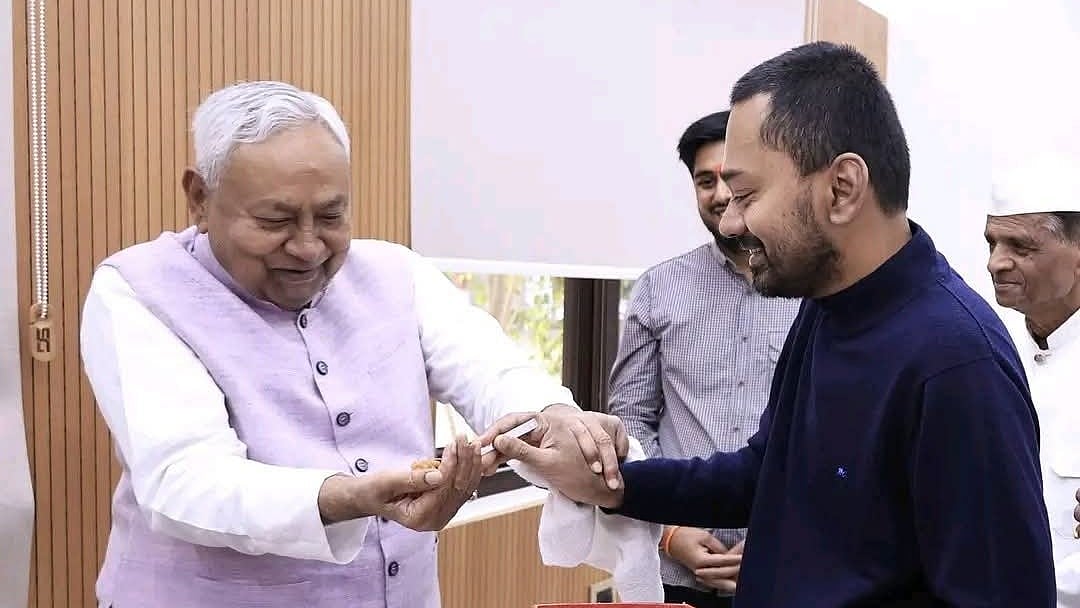 அப்பா நிதிஷ் தேசிய அரசியலுக்கு சென்றால் என்ன, பீகார் அரசியலில் என்ட்ரி கொடுத்த 'மகன்' நிஷாந்த்