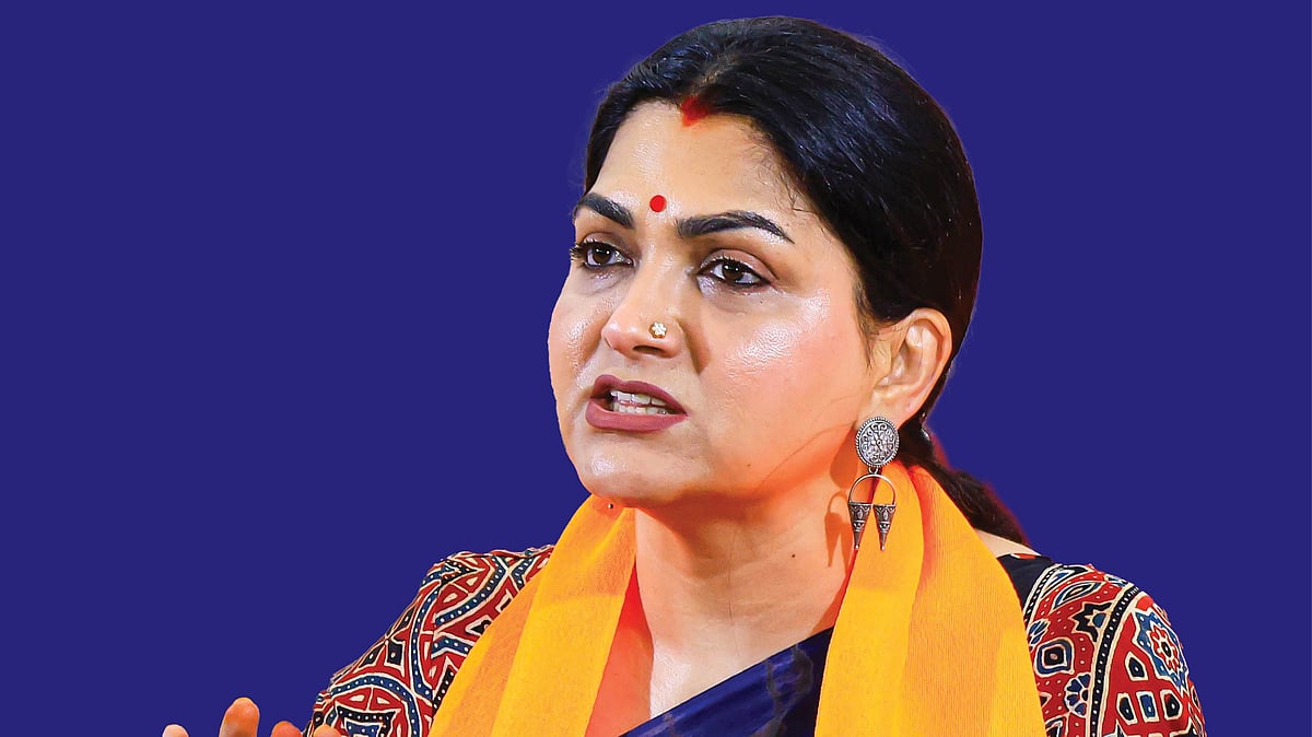 `நடிகை மீது தரம் தாழ்ந்த விமர்சனம்; மனநிலையும் வளர்ப்புமே..!' - சி.வி.சண்முகத்திற்கு குஷ்பு கண்டனம்