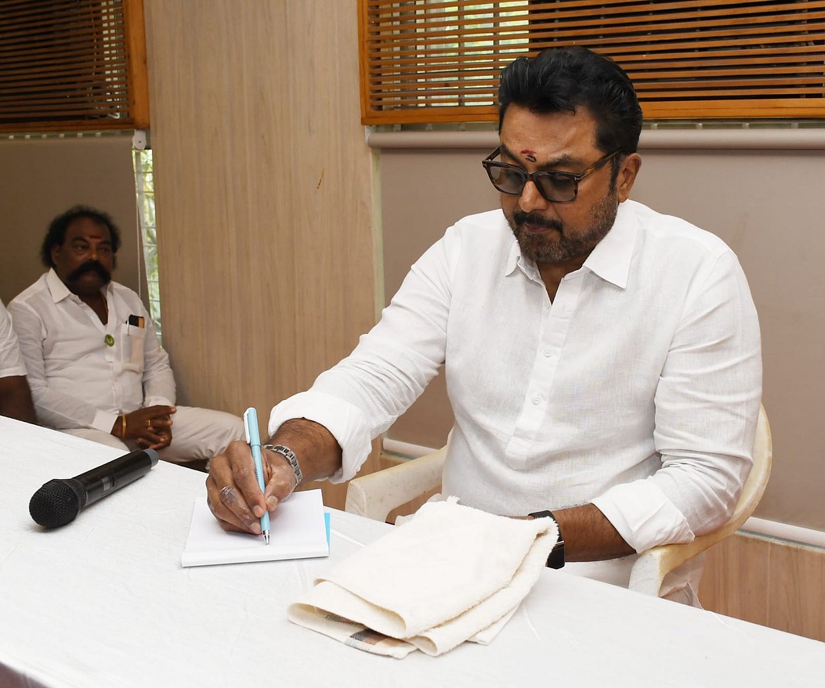 'என்னுடைய பொறுமைக்கும் எல்லை உண்டு.!' - பாஜகவுக்கு கெடு விதித்த சரத்குமார்