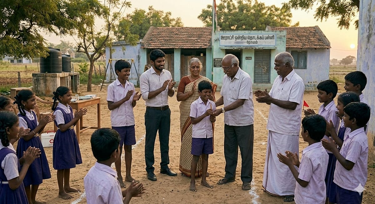 அகல் விளக்கும் அந்த ஒற்றைப் பென்சிலும்! - சிறுகதை