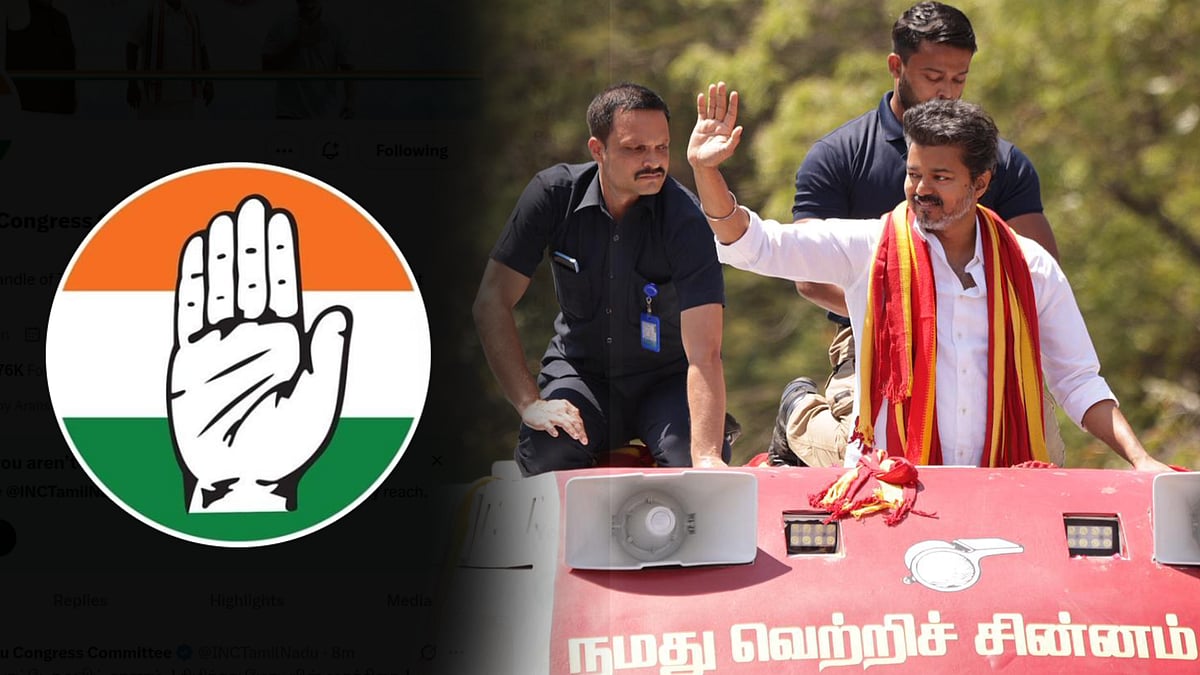 `திரைமறைவு முயற்சிகள் தோல்வி; விஷமத்தனமாகப் பேசும் விஜய்' - காங்கிரஸ் பதிலடி!