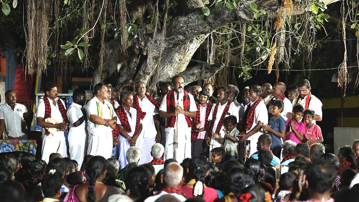 `என் மனதில் என்றும் நீங்கா இடம் பிடித்திருக்கும் கல்லுப்பட்டி ஆலமர மேடை' - நெகிழ்ந்த தங்கம் தென்னரசு