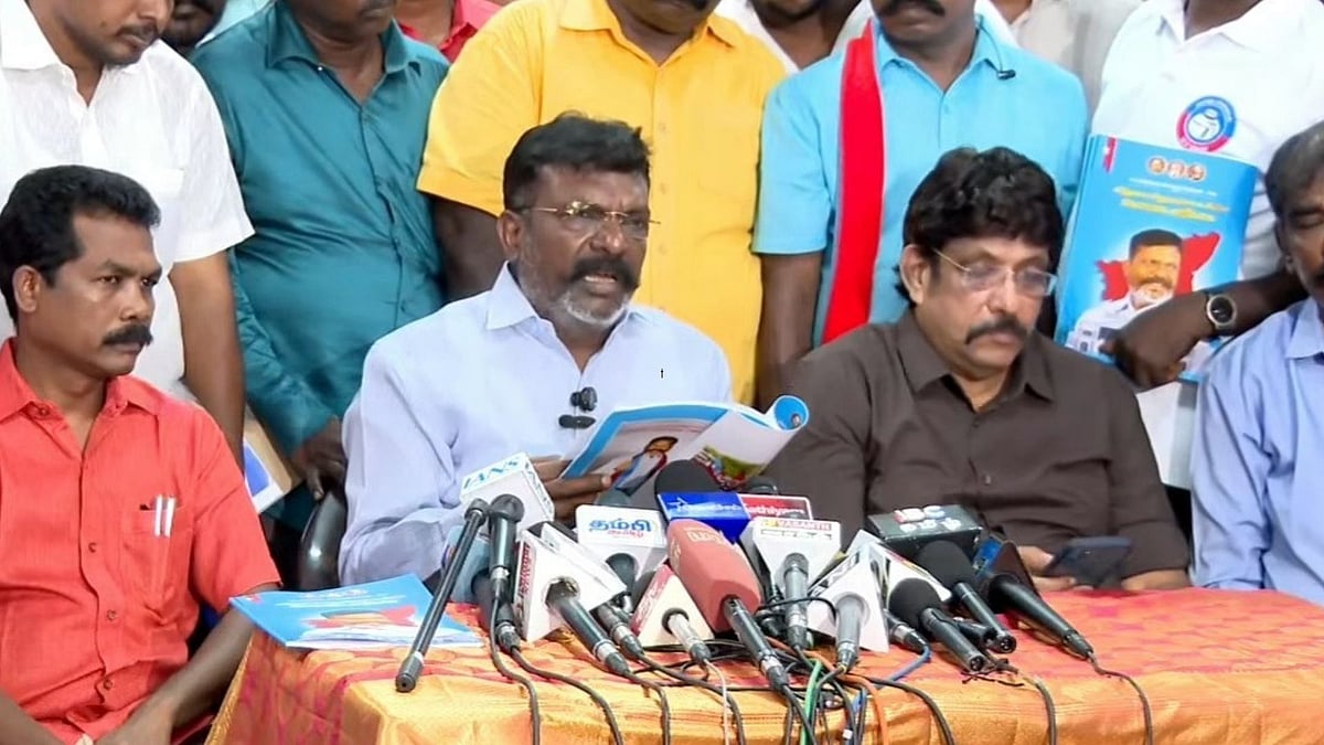 'ஆணவக் கொலைகளைத் தடுக்க சிறப்பு சட்டம்', 'மகளிருக்கு 50% இட ஒதுக்கீடு' - விசிக தேர்தல் அறிக்கை